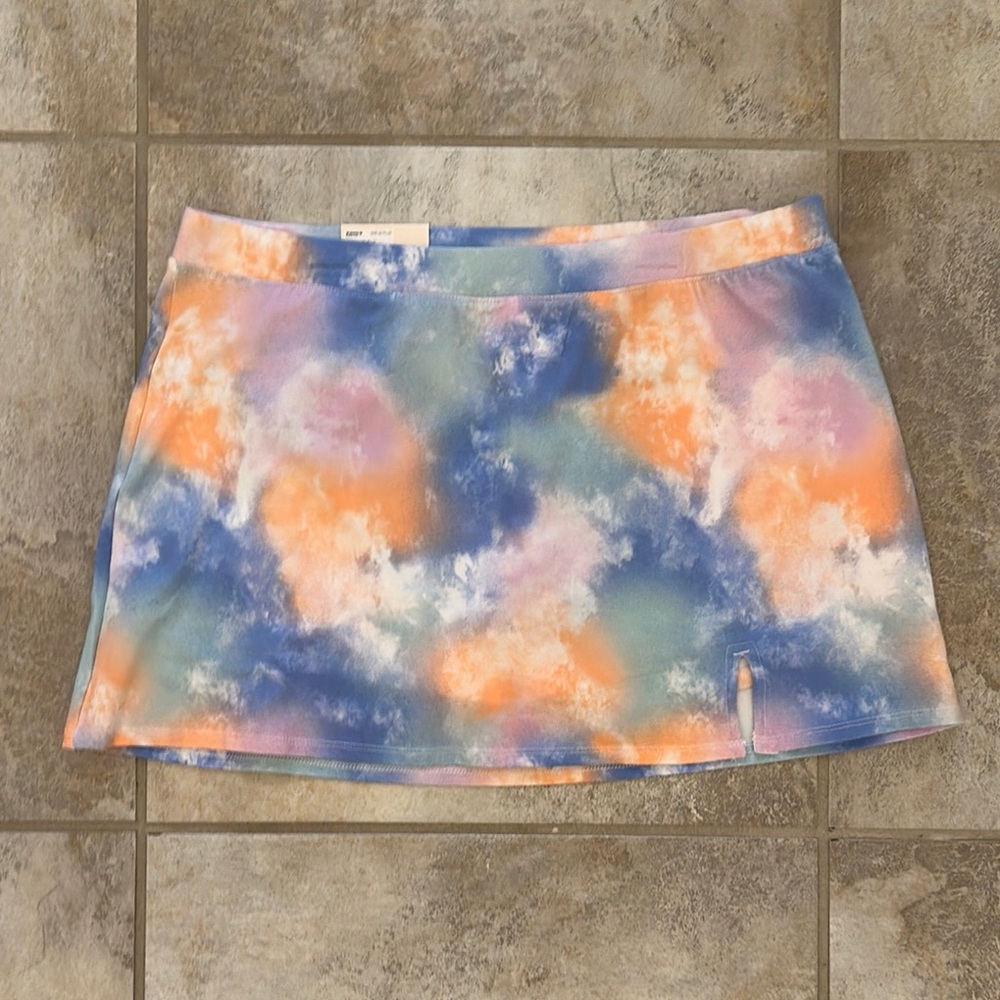 NEW SO Multi Colored Skort Size 20 Plus Girls